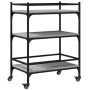 Carrito de cocina madera ingeniería gris Sonoma 65x40x86,5 cm by vidaXL, Kitchen and dining carts - Ref: Foro24-842399, Price...