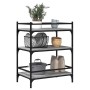 Carrito de cocina madera ingeniería gris Sonoma 65x40x86,5 cm by vidaXL, Kitchen and dining carts - Ref: Foro24-842399, Price...
