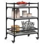 Küchenwagen aus Holzwerkstoff in Grau Sonoma 65x40x86,5 cm von vidaXL, Küchen- und Speisewagen - Ref: Foro24-842399, Preis: 6...