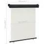 Cream side balcony awning 140x250 cm by vidaXL, Umbrellas - Ref: Foro24-48425, Price: 77,72 €, Discount: %