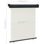 Cremefarbene seitliche Balkonmarkise 140x250 cm von vidaXL, Sonnenschirme - Ref: Foro24-48425, Preis: 70,13 €, Rabatt: %