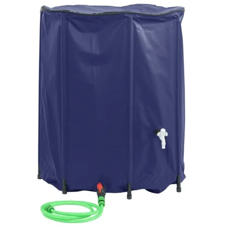 Depósito de agua plegable con grifo PVC 1250 l by vidaXL, Irrigation systems - Ref: Foro24-156005, Price: 104,42 €, Discount: %