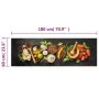 Alfombra de cocina lavable terciopelo dibujo especias 60x180 cm de vidaXL, Felpudos - Ref: Foro24-4005615, Precio: 40,46 €, D...