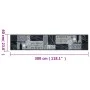 Alfombra de cocina lavable terciopelo vino gris 60x300 cm de vidaXL, Felpudos - Ref: Foro24-4005601, Precio: 47,65 €, Descuen...