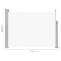 Einziehbare Gartenmarkise creme 100x500 cm von vidaXL, Sonnenschirme - Ref: Foro24-48383, Preis: 73,48 €, Rabatt: %