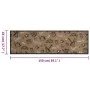 Alfombra de cocina lavable terciopelo marrón Morning 45x150 cm de vidaXL, Felpudos - Ref: Foro24-4005587, Precio: 24,07 €, De...