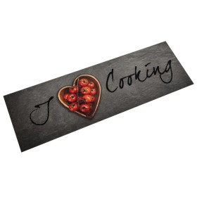 Waschbarer Küchenteppich aus Samt, Text Cooking, 45x150 cm. von vidaXL, Fußmatten - Ref: Foro24-4005617, Preis: 25,86 €, Raba...