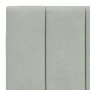 Bed frame with light gray velvet and LED lights 100x200 cm by vidaXL, Beds and slatted bases - Ref: Foro24-3213763, Price: 14...