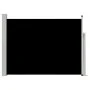 Schwarze einziehbare Seitenmarkise für den Garten, 100 x 500 cm von vidaXL, Sonnenschirme - Ref: Foro24-48382, Preis: 76,02 €...