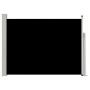 Schwarze einziehbare Seitenmarkise für den Garten, 100 x 500 cm von vidaXL, Sonnenschirme - Ref: Foro24-48382, Preis: 77,23 €...