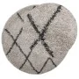 Moderne Teppich mit langem, beigem und anthrazitfarbenem Fell Ø 100 cm. von vidaXL, Teppiche - Ref: Foro24-375398, Preis: 23,...