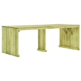 Impregnated pine wood garden table 220x101.5x80 cm by vidaXL, Garden tables - Ref: Foro24-49035, Price: 151,70 €, Discount: %