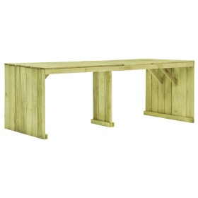 Mesa de jardín madera de pino impregnada 220x101,5