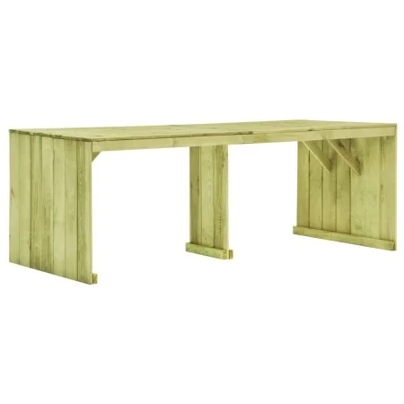 Mesa de jardín madera de pino impregnada 220x101,5x80 cm de vidaXL, Mesas de jardín - Ref: Foro24-49035, Precio: 151,70 €, De...