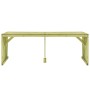 Mesa de jardín madera de pino impregnada 220x101,5x80 cm de vidaXL, Mesas de jardín - Ref: Foro24-49035, Precio: 147,95 €