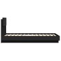 Bed with black engineered wood headboard 90x190 cm by vidaXL, Beds and slatted bases - Ref: Foro24-3209969, Price: 148,89 €, ...