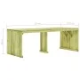 Mesa de jardín madera de pino impregnada 220x101,5x80 cm de vidaXL, Mesas de jardín - Ref: Foro24-49035, Precio: 151,70 €, De...