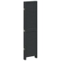 Biombo separador de 5 paneles madera maciza Paulownia negro by vidaXL, Room dividers - Ref: Foro24-358853, Price: 147,35 €, D...
