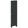 Biombo separador de 5 paneles madera maciza Paulownia negro by vidaXL, Room dividers - Ref: Foro24-358853, Price: 134,84 €, D...