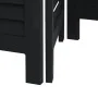 Biombo separador de 5 paneles madera maciza Paulownia negro by vidaXL, Room dividers - Ref: Foro24-358853, Price: 134,84 €, D...