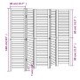 Biombo separador de 5 paneles madera maciza Paulownia negro by vidaXL, Room dividers - Ref: Foro24-358853, Price: 147,35 €, D...