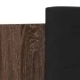 Cama con cabecero madera de ingeniería marrón roble 90x190 cm de vidaXL, Camas y somieres - Ref: Foro24-3209974, Precio: 145,...