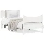 White pine wood bed frame with headboard 100x200cm by vidaXL, Beds and slatted bases - Ref: Foro24-3216388, Price: 163,04 €, ...