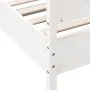 White pine wood bed frame with headboard 100x200cm by vidaXL, Beds and slatted bases - Ref: Foro24-3216388, Price: 163,04 €, ...