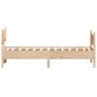 Estructura de cama con cabecero madera maciza pino 75x190 cm de vidaXL, Camas y somieres - Ref: Foro24-3216405, Precio: 125,3...