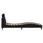 Estructura de cama con cabecero cuero sintético negro 90x200 cm de vidaXL, Camas y somieres - Ref: Foro24-3208068, Precio: 14...