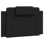 Bed frame with headboard black synthetic leather 90x200 cm by vidaXL, Beds and slatted bases - Ref: Foro24-3208068, Price: 14...