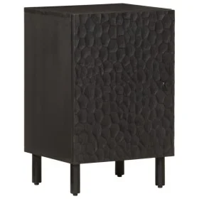 Massives schwarzes Mangoholz-Badezimmermöbel 38x33x58 cm von vidaXL, Badezimmerwaschtische - Ref: Foro24-356840, Preis: 71,84...