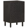 Mueble de baño de madera maciza de mango negro 38x33x58 cm by vidaXL, bathroom vanities - Ref: Foro24-356840, Price: 72,65 €,...
