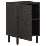 Mueble de baño de madera maciza de mango negro 38x33x58 cm by vidaXL, bathroom vanities - Ref: Foro24-356840, Price: 72,65 €,...