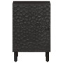 Mueble de baño de madera maciza de mango negro 38x33x58 cm by vidaXL, bathroom vanities - Ref: Foro24-356840, Price: 72,65 €,...