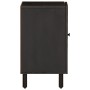 Mueble de baño de madera maciza de mango negro 38x33x58 cm by vidaXL, bathroom vanities - Ref: Foro24-356840, Price: 72,65 €,...