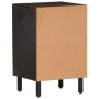 Mueble de baño de madera maciza de mango negro 38x33x58 cm by vidaXL, bathroom vanities - Ref: Foro24-356840, Price: 72,65 €,...