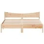 Bettgestell mit Kopfteil aus massivem Kiefernholz, 200 x 200 cm von vidaXL, Betten und Lattenroste - Ref: Foro24-3216357, Pre...