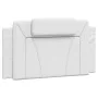 Estructura cama con luces LED cuero sintético blanco 100x200 cm de vidaXL, Camas y somieres - Ref: Foro24-3214002, Precio: 15...