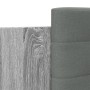 Sonoma-graues Holzwerkstoffbett mit Kopfteil 150 x 200 cm von vidaXL, Betten und Lattenroste - Ref: Foro24-3209917, Preis: 18...
