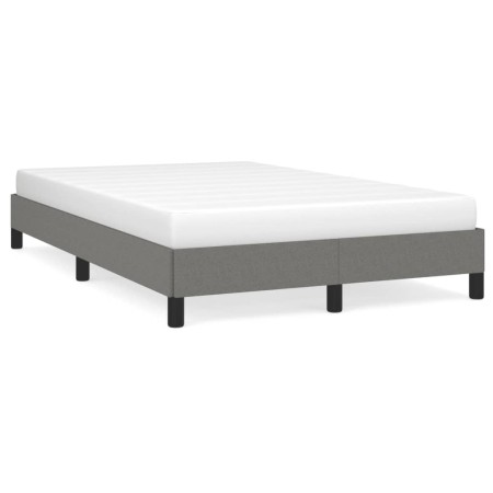 Dark gray fabric bed frame 120x190 cm by vidaXL, Beds and slatted bases - Ref: Foro24-379483, Price: 111,21 €, Discount: %