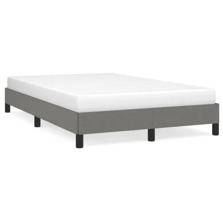 Dark gray fabric bed frame 120x190 cm by vidaXL, Beds and slatted bases - Ref: Foro24-379483, Price: 108,84 €, Discount: %