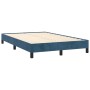 Estructura de cama terciopelo azul oscuro 120x190 cm de vidaXL, Camas y somieres - Ref: Foro24-379506, Precio: 88,96 €, Descu...