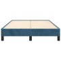 Estructura de cama terciopelo azul oscuro 120x190 cm de vidaXL, Camas y somieres - Ref: Foro24-379506, Precio: 88,96 €, Descu...