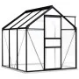 Gewächshaus mit anthrazitgrauer Aluminium-Grundkonstruktion 3,61 m² von vidaXL, Gewächshäuser - Ref: Foro24-48215, Preis: 348...