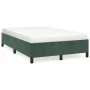 Estructura de cama terciopelo verde 120x190 cm de vidaXL, Camas y somieres - Ref: Foro24-379531, Precio: 98,03 €, Descuento: %