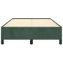 Estructura de cama terciopelo verde 120x190 cm de vidaXL, Camas y somieres - Ref: Foro24-379531, Precio: 98,03 €, Descuento: %
