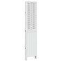 Biombo separador de 4 paneles madera maciza Paulownia blanco by vidaXL, Room dividers - Ref: Foro24-358722, Price: 124,13 €, ...