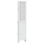 Biombo separador de 4 paneles madera maciza Paulownia blanco by vidaXL, Room dividers - Ref: Foro24-358722, Price: 114,28 €, ...