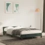 Estructura cama con cabecero terciopelo verde oscuro 120x190 cm de vidaXL, Camas y somieres - Ref: Foro24-379550, Precio: 111...